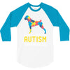 boxers support autism awareness 3/4 Sleeve Shirt