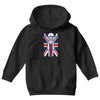 british biker Youth Hoodie