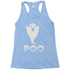 ghost poo Racerback Tank