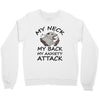 anxiety attack Crewneck Sweatshirt