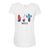 4th of July Maternity Scoop Neck T-shirt