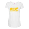 star wars pew pew! Maternity Scoop Neck T-shirt