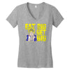 eat big get big Women's V-Neck T-Shirt