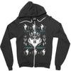merry wolfmas Zipper Hoodie