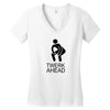 product square Women's V-Neck T-Shirt