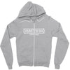 dammit palindrome Zipper Hoodie