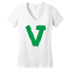 couple v Women's V-Neck T-Shirt