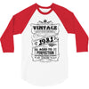Vintage Aged To Perfection 1981 3/4 Sleeve Shirt