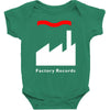 factory records   retro record label   mens music Baby Bodysuit