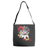 quinn of diamonds Adjustable Strap Totes