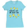 chicks all over me Ladies Fitted T-Shirt