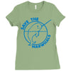 save the narwhales Ladies Fitted T-Shirt