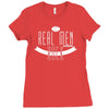 real men ruck Ladies Fitted T-Shirt
