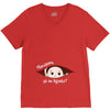 August Peeking Out Baby Boy in Spanish V-Neck Tee
