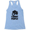 i shoot people t shirt funny photographer tee camera photography digit Racerback Tank