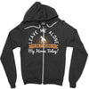 leave me talking to my horse today Zipper Hoodie