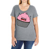 cannibal cupcake Ladies Curvy T-Shirt