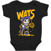 wat skateboard Baby Bodysuit
