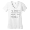 hungry apology Women's V-Neck T-Shirt