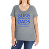 guns dont kill people dads with pretty daughters do Ladies Curvy T-Shirt
