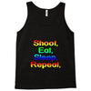 shoot eat sleep repeat gun Tank Top