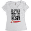 my favorite player Women's Triblend Scoop T-shirt