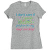 marching band i dont care if sparkly unicorns Ladies Fitted T-Shirt