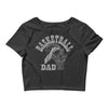 long sleeve s basketball dad Crop Top