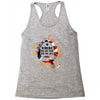 American Flag Q Fire Racerback Tank