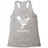 white adobo Racerback Tank