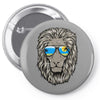 summer lion Pin-back button