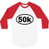 ultra 50k oval 3/4 Sleeve Shirt