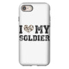 i love my soldier hunter camouflage iPhone 8 Case