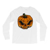 skull pumpkin Long Sleeve Shirts
