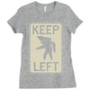 keep left shark Ladies Fitted T-Shirt