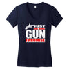 just one more gun i promise Women's V-Neck T-Shirt