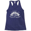 i have an awesome moustache Racerback Tank