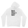 rock paper scissors lizard spock big bang theory geek nerd gift t shir Unisex Hoodie