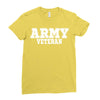 army veteran Ladies Fitted T-Shirt