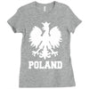 poland polska polish football flag new Ladies Fitted T-Shirt