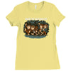 where the halflings are Ladies Fitted T-Shirt