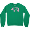 pig oink funny Crewneck Sweatshirt