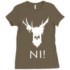 knights who say ni Ladies Fitted T-Shirt