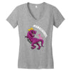 mamasaurus Women's V-Neck T-Shirt
