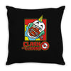 clash of clowns Throw Pillow