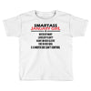 Smartass January Girl Toddler T-shirt
