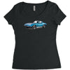 1965 corvette sting ray classic car, ideal birthday gift or pres Women's Triblend Scoop T-shirt
