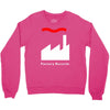 factory records   retro record label   mens music Crewneck Sweatshirt