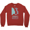 women's march 2017 on washington Crewneck Sweatshirt
