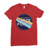 United States Space Force wint Planet Ladies Fitted T-Shirt
